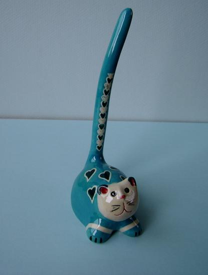 bleu turquoise à coeur