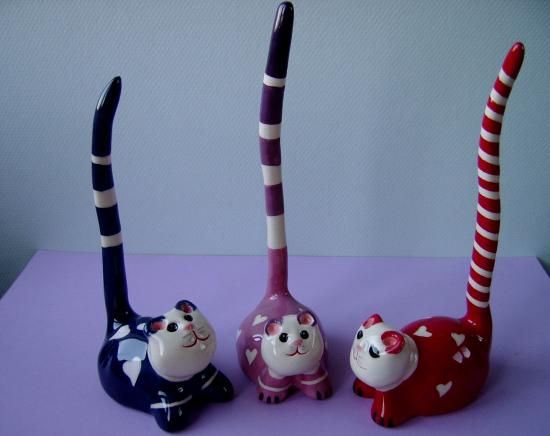 les chats coeurs