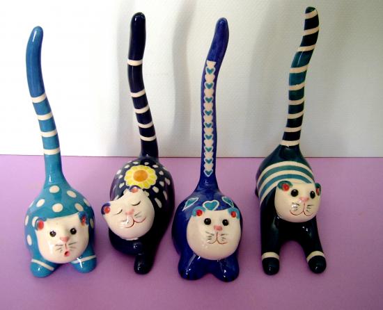 les chats bleus