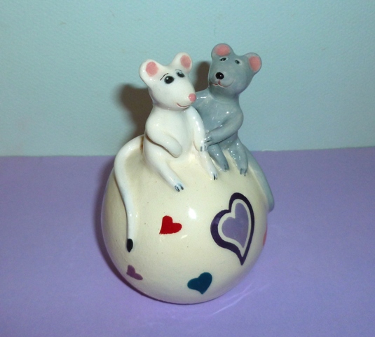 presse papier couple souris