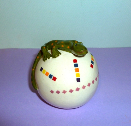 presse papier lézard