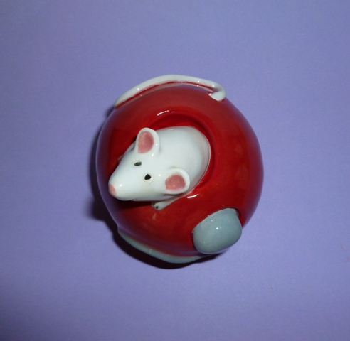 presse papier souris vue de haut